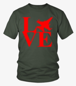 F 16 Love Shirt Free Shipping - T-shirt, HD Png Download, Transparent PNG