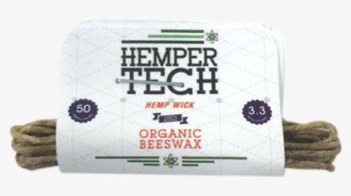 Hemper Tech Organic Beeswax Hempwick - Hemper Hemp Wick, HD Png Download, Transparent PNG