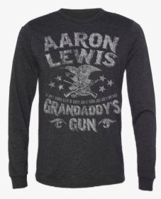 Aaron Lewis Long Sleeve Charcoal/black Grandaddy S - Nra Certified Instructor, HD Png Download, Transparent PNG