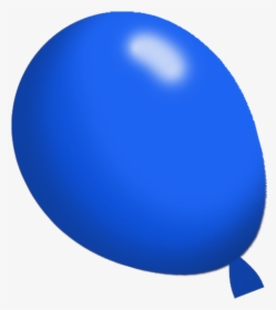 Dark Blue Balloon - Sphere, HD Png Download, Transparent PNG