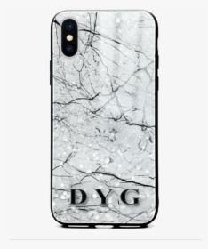 Iphone X Glass Phone Case Personalised With Initials - Iphone, HD Png Download, Transparent PNG