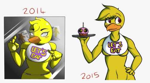 Chica Comparison - Update - Fnaf Fang, HD Png Download, Transparent PNG