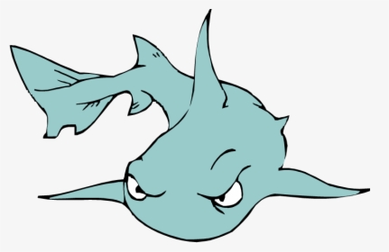 Bull Shark Clipart Angry Shark Pencil And In Color - Bull Shark, HD Png Download, Transparent PNG