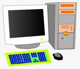 Old Monitor Crt Desktop Computer, HD Png Download, Transparent PNG