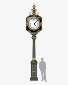 Verdin Seth Thomas Post Clock, 4st, Four Dials - Quartz Clock, HD Png Download, Transparent PNG