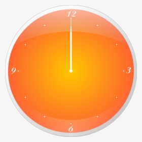 Mac Clock - Orange Clock Png Vector, Transparent Png, Transparent PNG