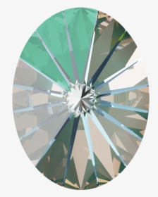 Swarovski 4122 Oval Rivoli Fancy Stone 8x6mm Crystal - Crystal, HD Png Download, Transparent PNG