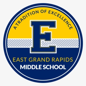 East Grand Rapids Middle School Logo - East Grand Rapids Schools, HD Png Download, Transparent PNG