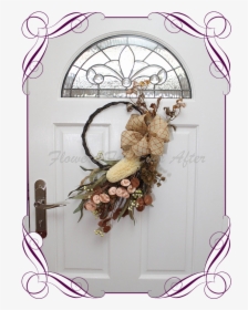 Unusual, Unique Christmas Table And Door Seasonal Holiday - Wedding Basket For Flower Girl, HD Png Download, Transparent PNG