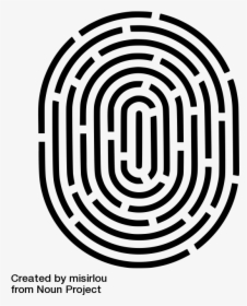 Fingerprint Button Icon Clipart , Png Download - Fingerprint O Design, Transparent Png, Transparent PNG