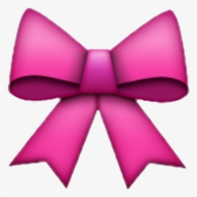#bow #emoji - Pink Ribbon Emoji Png, Transparent Png, Transparent PNG