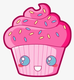 Cupcake Pinkie Pie Pink Clip Art Product Design - Cupcake Kawaii Png, Transparent Png, Transparent PNG