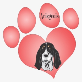Ariegeois Dog Decal - Paw, HD Png Download, Transparent PNG