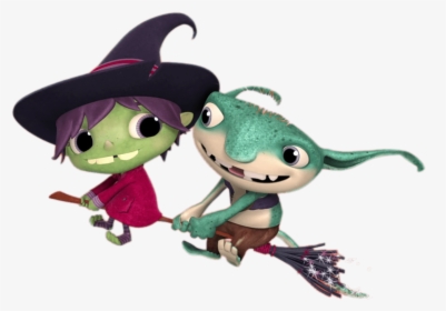 Hattie The Witch And Bobgoblin - Wallykazam Characters, HD Png Download, Transparent PNG