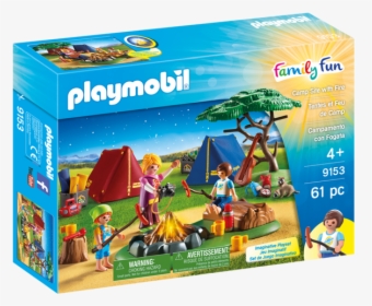 9153 Camp Site With Fire - Playmobil Family Fun Camping, HD Png Download, Transparent PNG
