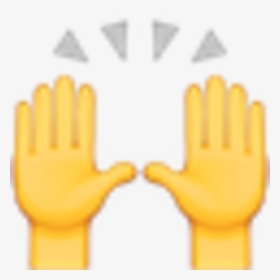 Hands Up Emoji .png, Transparent Png, Transparent PNG