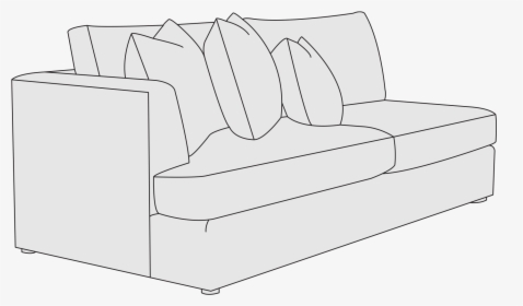 Left Arm Png , Png Download - Studio Couch, Transparent Png, Transparent PNG
