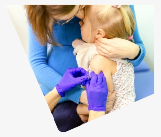 Young Child Getting Hypodermic Shot - Vaccination, HD Png Download, Transparent PNG