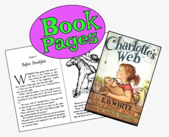 Picture - Charlotte's Web Book Cover, HD Png Download, Transparent PNG