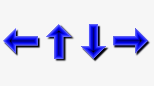 Arrows Blue Directions Free Photo - Blue Arrow Pointing Left, HD Png Download, Transparent PNG