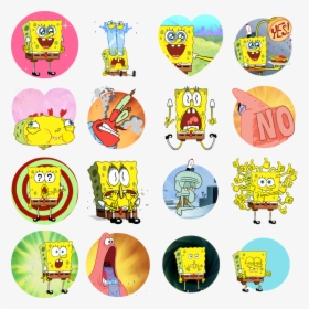 Fun With Spongebob Facebook Stickers - Spongebob Facebook Stickers, HD Png Download, Transparent PNG