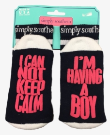 Simply Southern Can T Keep Calm Socks Blooming Boutique - Sock, HD Png Download, Transparent PNG