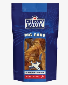 804134 Chewylouie 6 Pk Pig Ears 3d Packaged Front Rgb72dpi - Dog Treats & Chews, HD Png Download, Transparent PNG
