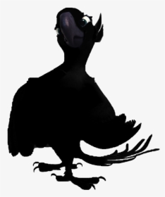#crow #bird #birb #rio #blu #jewel #lol #why #black - Rio, HD Png Download, Transparent PNG