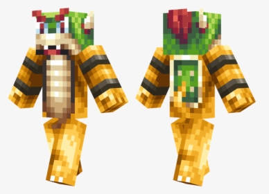 Bowser Minecraft Skin, HD Png Download, Transparent PNG