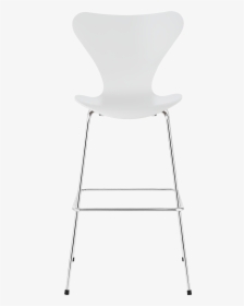 Series 7 Chair Arne Jacobsen Lacquered White Bar Stool - Arne Jacobsen Barstol, HD Png Download, Transparent PNG