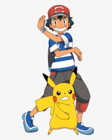 Pikachu Clipart Pokemon Sun Moon - Sun And Moon Ash And Pikachu, HD Png Download, Transparent PNG