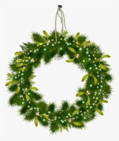 Transparent Clipart Christmas Wreath, HD Png Download, Transparent PNG