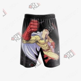 One Punch Man Saitama Beach Shorts - Hoodie, HD Png Download, Transparent PNG