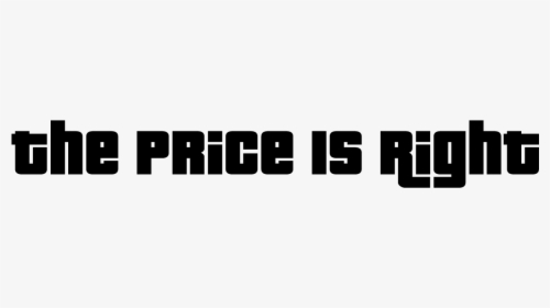 The Price Is Right - Price Is Right Logo Black And White, HD Png Download, Transparent PNG