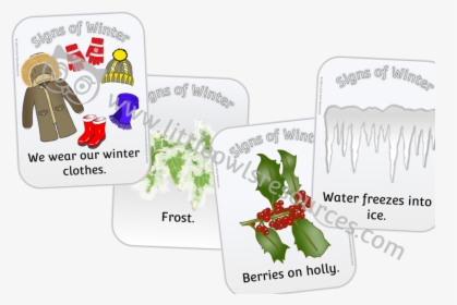 Signs Of Winter Cards/posters, HD Png Download, Transparent PNG