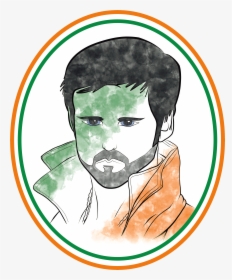 Killian Jones Drawing With Irish Flag Colors For A, HD Png Download, Transparent PNG