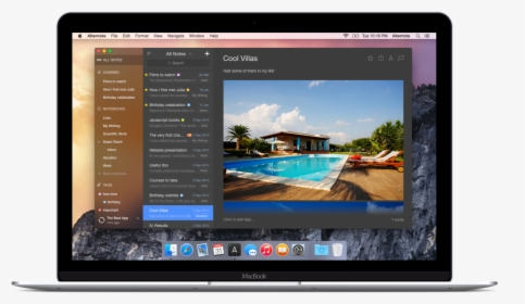 Evernote Macbook, HD Png Download, Transparent PNG