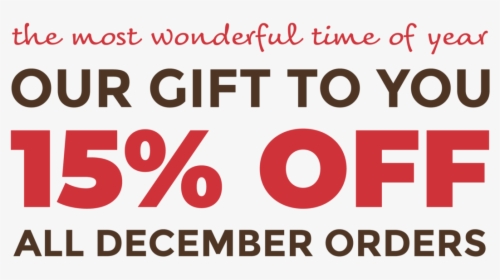 15% Off All December Orders - Graphic Design, HD Png Download, Transparent PNG