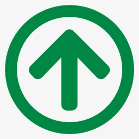 Font Awesome 5 Regular Arrow Circle Up Green - Traffic Sign, HD Png Download, Transparent PNG