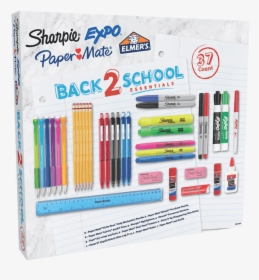Back 2 School Essentials Pens Pencils Sharpie Expo - Back To School Essentials At Costco, HD Png Download, Transparent PNG