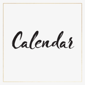 Zenmovement Icon Calendar - Calligraphy, HD Png Download, Transparent PNG