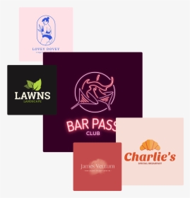Business Logo Maker Collage2 - Bar Logo, HD Png Download, Transparent PNG