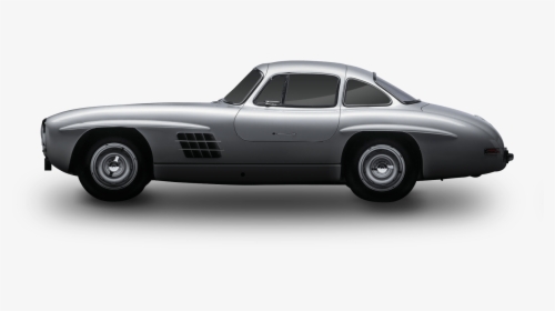 Grey Vintage Porsche - Mercedes-benz 300sl, HD Png Download, Transparent PNG