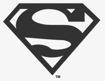 Superman - Superman Logo Black Png, Transparent Png, Transparent PNG