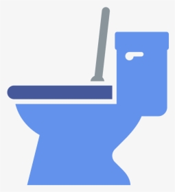 Flush Toilet Png Icon Clipart , Png Download - Blue Toilet Png Icon, Transparent Png, Transparent PNG