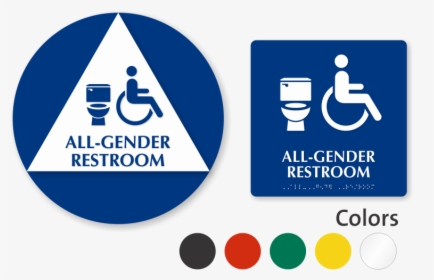 California Gender Neutral Bathroom Signage, HD Png Download, Transparent PNG