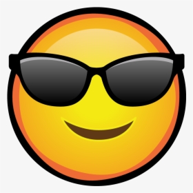 The Sun With Some Sun Glasses On - Smiley, HD Png Download, Transparent PNG