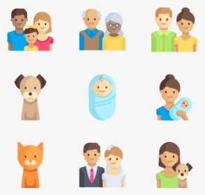 67 Family Icon Packs - Flat Vector Family Icon, HD Png Download, Transparent PNG