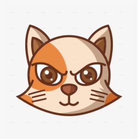 Png/cat Funny Icon-14 - Cartoon Cat Png Face, Transparent Png, Transparent PNG