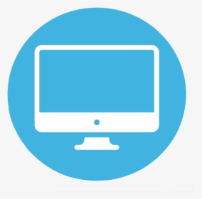 Blue Computer Icon - Icon, HD Png Download, Transparent PNG